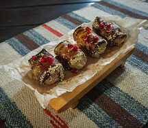 Баклажаны фаршированные орехами