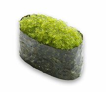 Суши Тобико зеленая