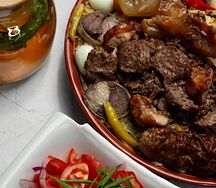 Микс плова с шашлыками 