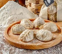Манты с говядиной замороженные