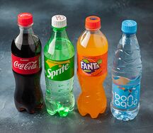 Fanta, Coca-Cola, Sprite, Bon Aqua