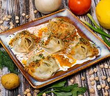 Манты с бараниной
