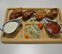 Шашлык из cвинoй шейки