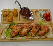 Шашлык из куриных крылышек