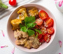Поке с курицей