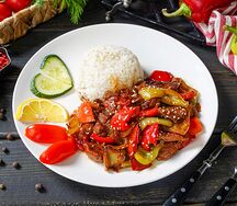 Курица с овощами