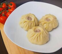 Буузы с бараниной и говядиной