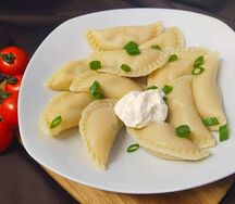 Вареники с картофелем и грибами