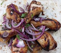 Шашлык из куриных крылышек 
