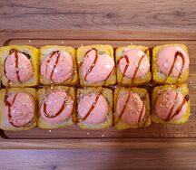 Ролл Цезарь запечённый 