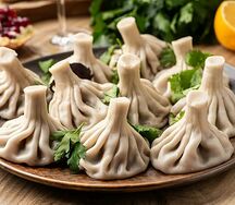 Хинкали с бараниной