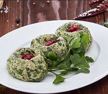 Пхали из фасоли с орехами