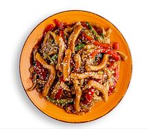 Удон с курицей