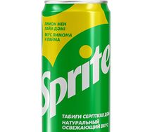 Sprite железная банка 