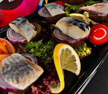 Закуска к водочке на хлебцах