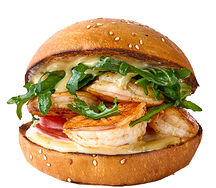 Бургер с Тигровыми креветками