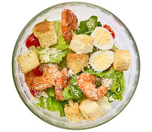 Цезарь с тигровыми креветками