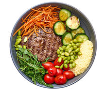 Боул с мраморной говядиной