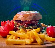 Allo burger говяжий сыром острый