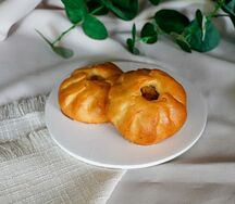 Шанежка с тыквой и мясом