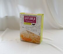 Вареники с творогом свежемороженые, сладкие полуфабрикат