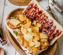 Чиабатта с куриным филе (на 2 персоны)