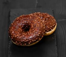 Донат с бельгийским шоколадом