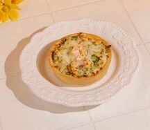 Киш с курицей и грибами