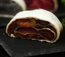 Сливовый штрудель постный