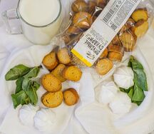 Вкусные сухарики с ванилью. Постные