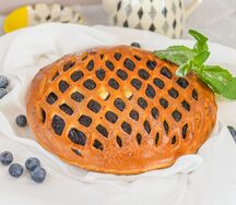 Пирог с черникой