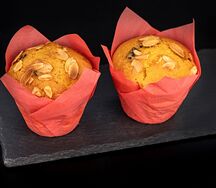 Маффин постный с клюквой