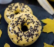 Пончик с банановой начинкой 