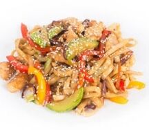 Wok цыпленок в соусе терияки