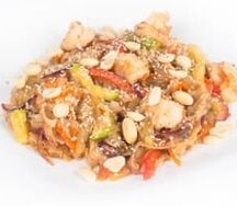 Wok пад тай с креветками