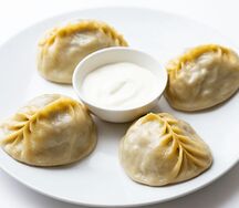 Манты мясо-тыква