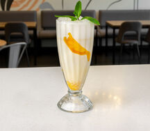 Молочный попкорн коктейль