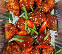 Чикен филе в соусе кимчи