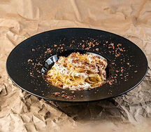 Паста Альфредо с курицей и грибами