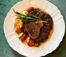 Оссобуко с овощами