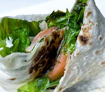 ПП лаваш с красной рыбой и сливочным сыром