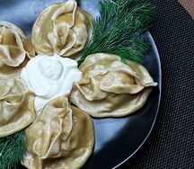 Пп манты из цельнозерновой муки с начинкой индейка и зелень