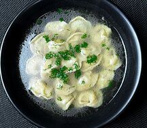 Пп пельмени из цельнозерновой муки с курицей