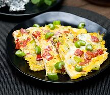 Омлет с овощами