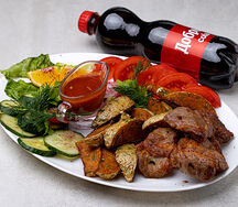 Комбо №6 Свиная шейка и Coca-Cola