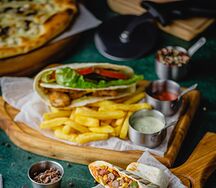 Рап сэндвич из куриного филе