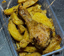 Куриная ножка с картошкой