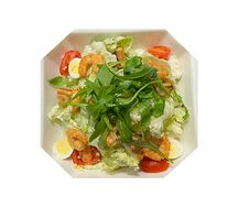 Салат Цезарь с креветками