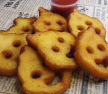 Картофельные смайлики
