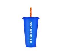 Стакан для холодных напитков для многоразового использования COLDCUP BLUE, 709 мл